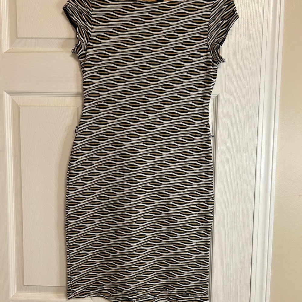 Patterned Bodycon Dress
